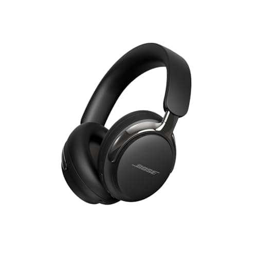Bose QuietComfort Ultra in the real Amazon product image, black over-ear headphones