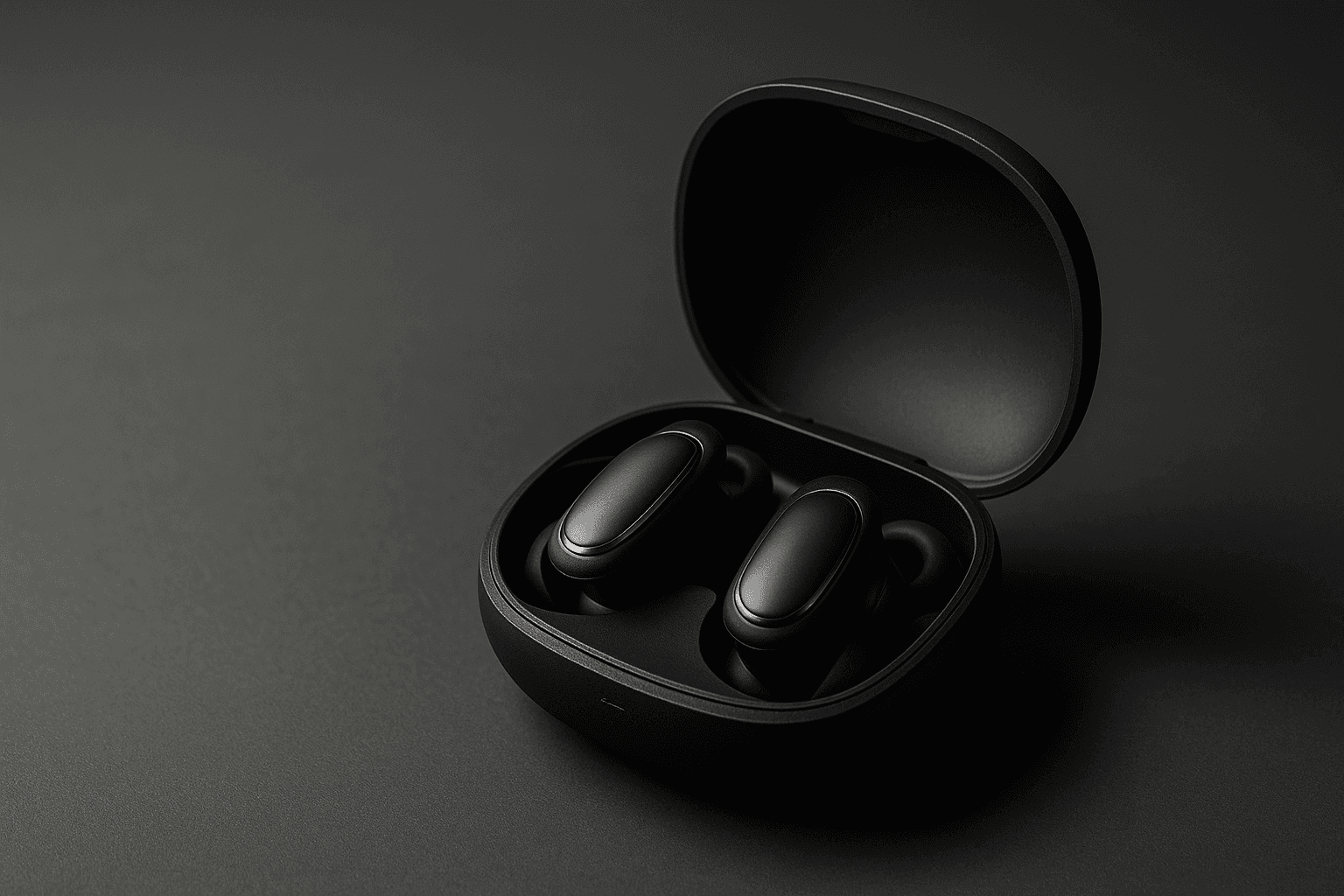 Anker Soundcore Liberty 4 Pro earbuds and open charging case on neutral backdrop