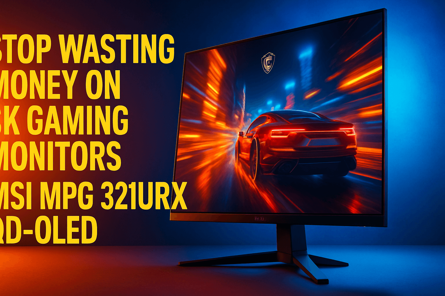 Stop Wasting Money on 4K Gaming Monitors—MSI MPG 321URX QD-OLED