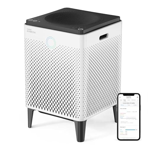 Amazon product image of Coway Airmega 400S white tower purifier with top control panel
