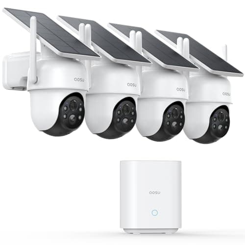 Ich testete das aosu 4-Cam Solar Security Kit