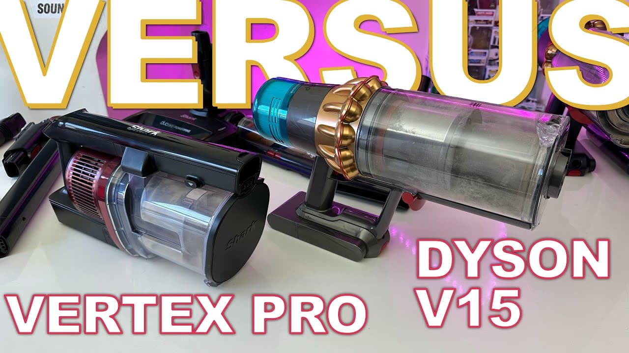 Affrontement d’aspirateurs sans fil : Dyson V15 Detect vs Shark Vertex Pro