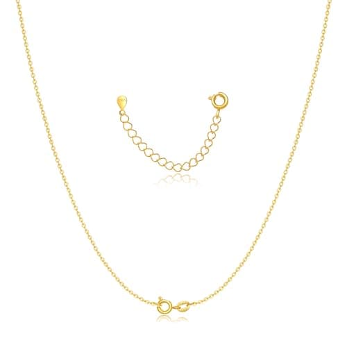 BYIA 18k Gold Vermeil 925 Sterling Silver Chain Necklace Review (2026): Specs, Pros & Cons, and Who It's For