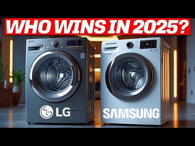 Meilleur lave-linge séchant frontal intelligent LG vs Samsung