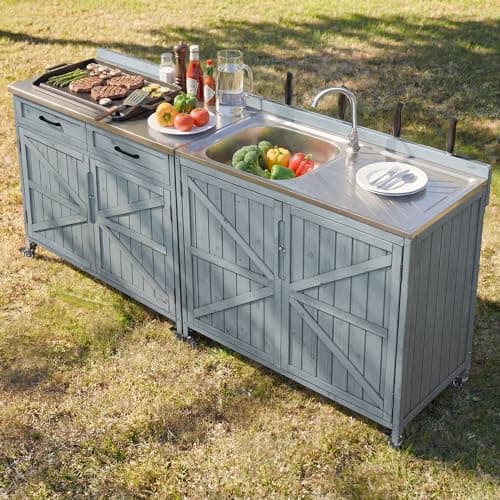 Merax 2-teilige modulare Outdoor-Küche: Mein Upgrade