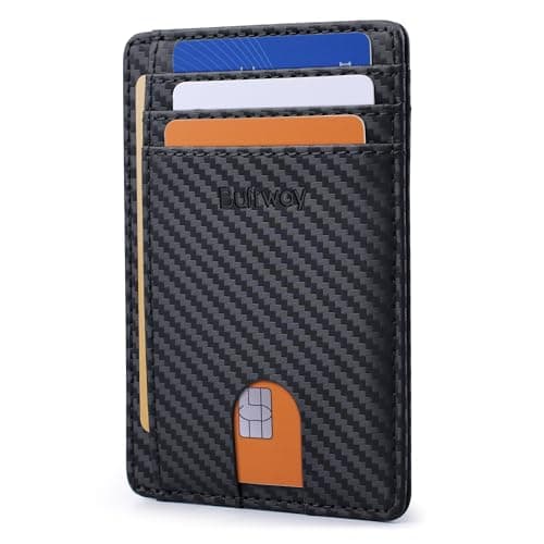 Buffway Slim Minimalist Front Pocket RFID Blocking Leather Wallets for Men and Women - Carbon Fiber Black Review (2026): Specs, Pros & Cons, and Who It's For