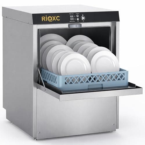 RIOXC High-Temp onderbouw vaatwasser: 40 rekken/uur