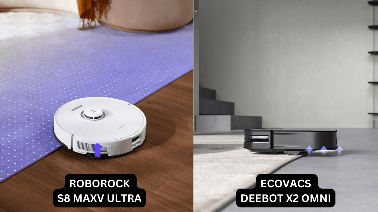 Roborock S8 MaxV Ultra vs ECOVACS X2 Omni