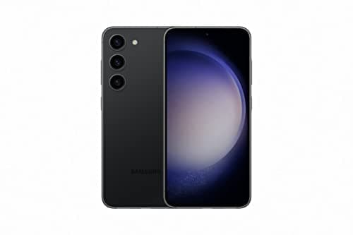 SAMSUNG Galaxy S23 5G (128GB, 8GB) 6.1\" AMOLED, 50MP 8K Camera, Global Volte (International Model Fully Unlocked for AT&T, Verizon, T-Mobile, Global 5G) S911W (w/ 25W Fast Charger, Phantom Black)
