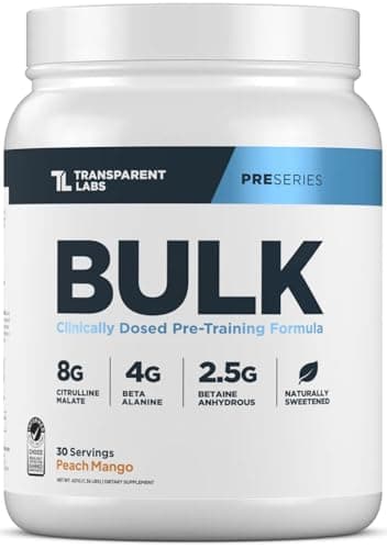 Transparent Labs Bulk Pre Workout Review (2026): Specs, Pros & Cons, and Who It's For