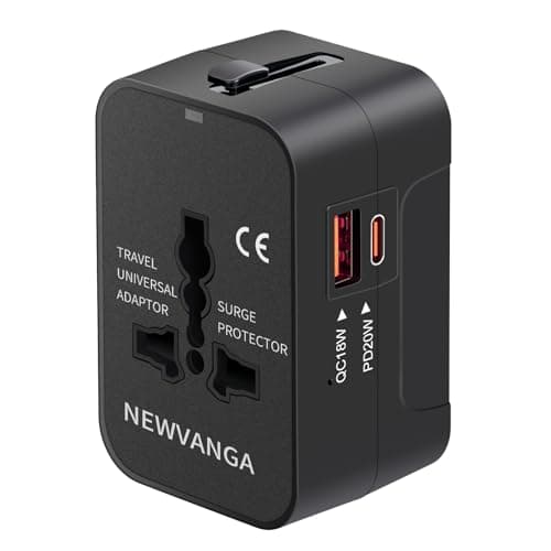 Travel Adapter USB C, Universal All in One Worldwide Travel Adapter Fast Charge GaN PD3.0 Type C USB-A Quick Charging Ports Power Converters Wall Charger AC Power Plug Adapter for USA EU UK AUS Black Review (2026): Specs, Pros & Cons, and Who It's For