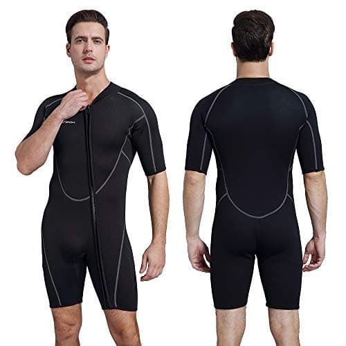 Seaskin Mens 3mm Shorty Wetsuit, Full Body Diving Suit Front Zip Review (2026): Specs, Pros & Cons, and Who It's For