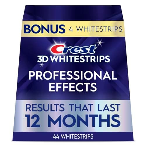 Crest Teeth Whitening Strips, Crest 3D Whitestrips Professional Effects, Enamel Safe Teeth Whitening Kit, 22 Treatments (44 Strips), Professional-Level Whitening, 19 Levels Whiter Review (2026): Specs, Pros & Cons, and Who It’s For