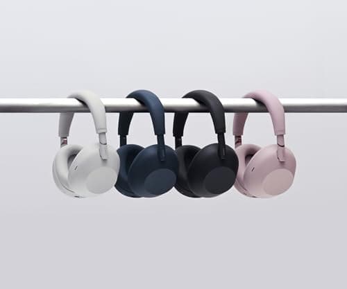 Amazon product image of Sony WH-1000XM6 wireless noise-cancelling headphones in black